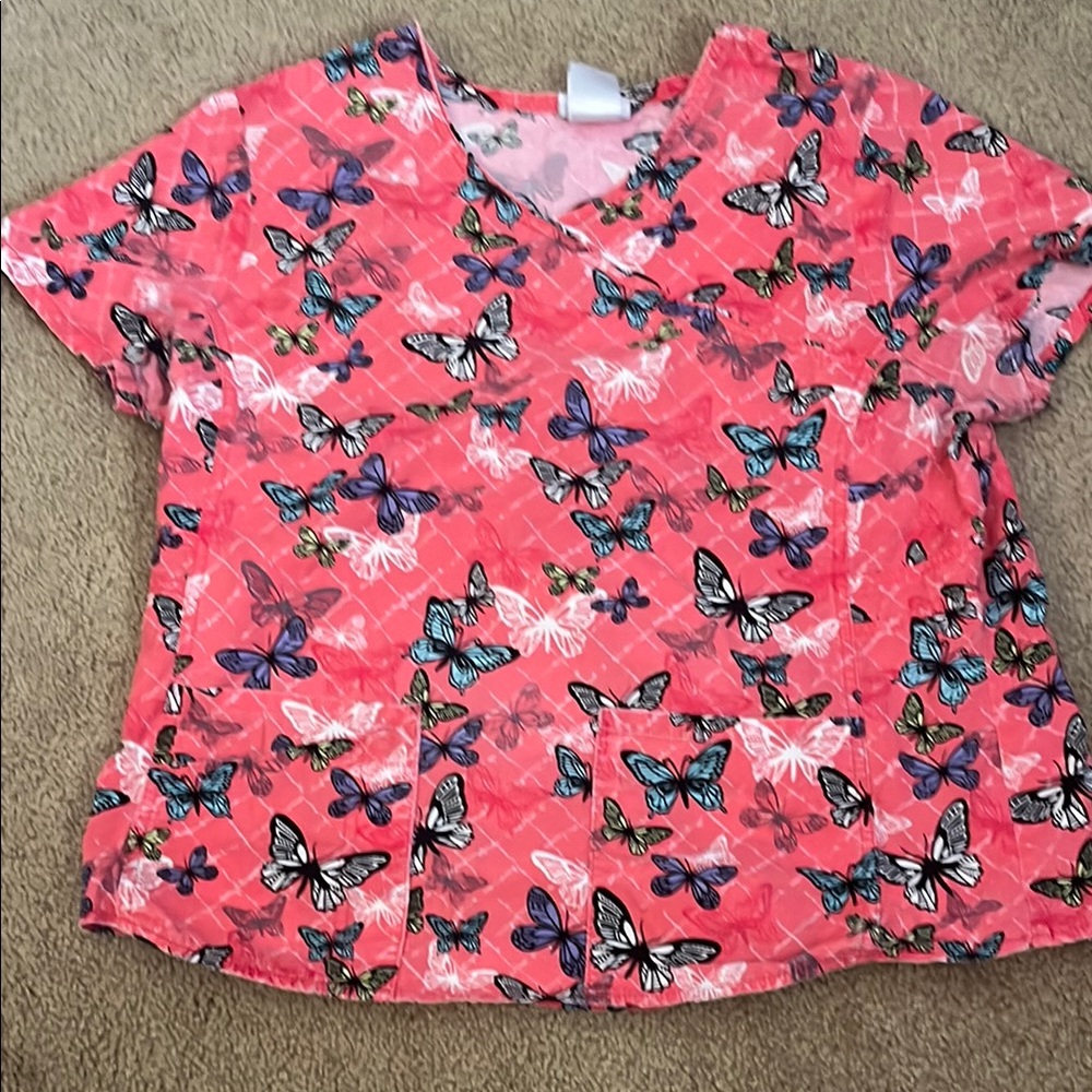 Butterfly Print Kids Shirt